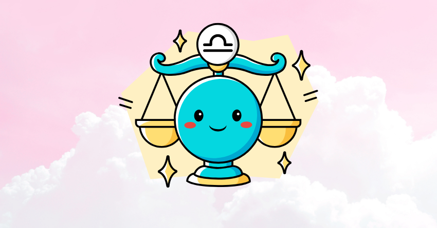 Libra zodiac sign illustration for "No One Makes Libra Happier Than These Zodiac Signs"