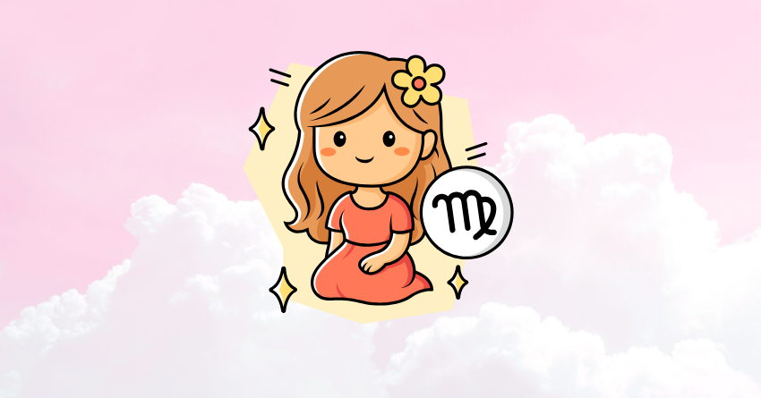 Virgo zodiac sign illustration for "No One Makes Virgo Happier Than These Zodiac Signs"